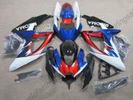 Suzuki GSX-R 600/750 2008-2010 K8 Injection ABS verkleidung - anderen - Blau/Weiß/Rot