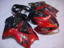 Suzuki GSX-R 1300 Hayabusa 1996-2007 Injection ABS verkleidung - anderen - Rot/Schwarz