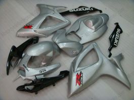 Suzuki GSX-R 600/750 2006-2007 K6 Injection ABS verkleidung - anderen - Silber/Schwarz