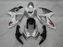 Suzuki GSX-R 600/750 2006-2007 K6 Injection ABS verkleidung - anderen - Silber/Weiß