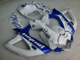 Suzuki GSX-R 600/750 2008-2010 K8 Injection ABS verkleidung - Jordan - Weiß/Blau