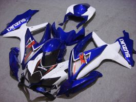 Suzuki GSX-R 600/750 2008-2010 K8 Injection ABS verkleidung - anderen - Blau/Weiß